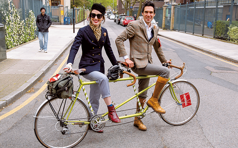 タンデム自転車のいろいろ 燃えるゴミは明日