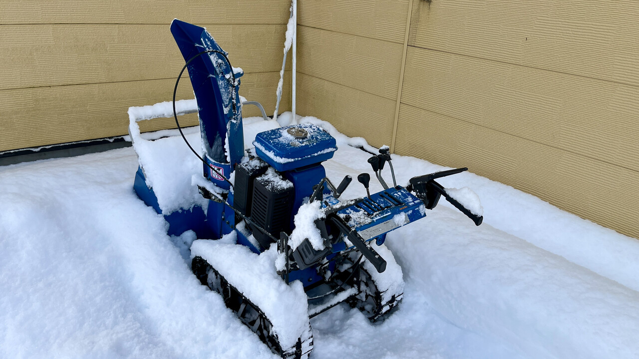 除雪機1 2万5千円 雪が降る前に