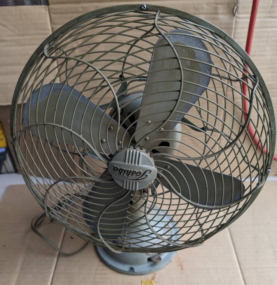 戦前の扇風機が直った！（芝浦製作所とGEの関係） : 燃えるゴミは明日
