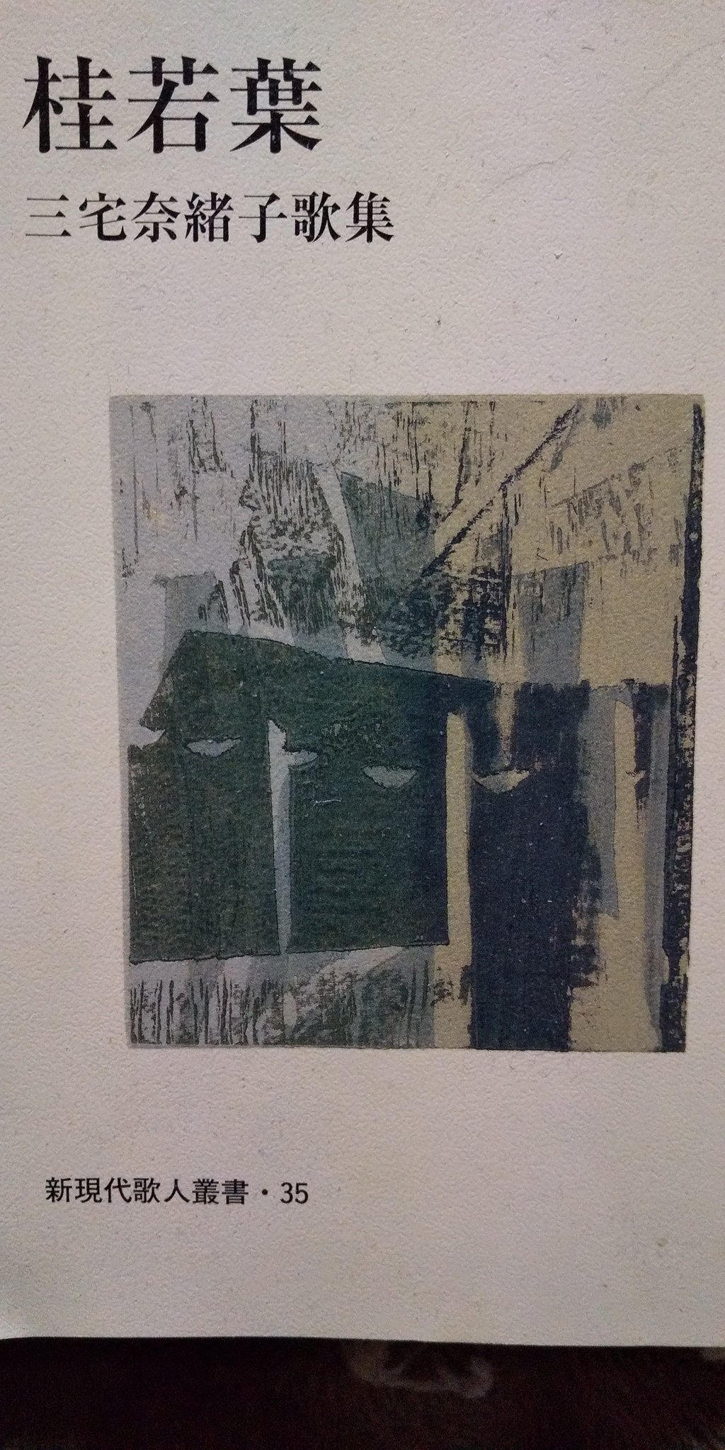 歌集読む 192 三宅奈緒子 桂若葉 死はことなしと今日人の言ふ ほか 存在しない何かへの憧れ 工藤吉生ブログ