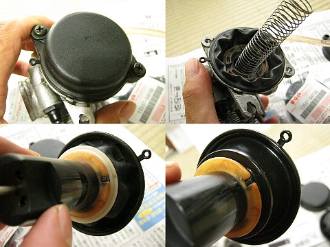 En125 キャブレターのダイヤフラム交換 はたぶろ En125 キャブレターのダイヤフラム交換 はたぶろ