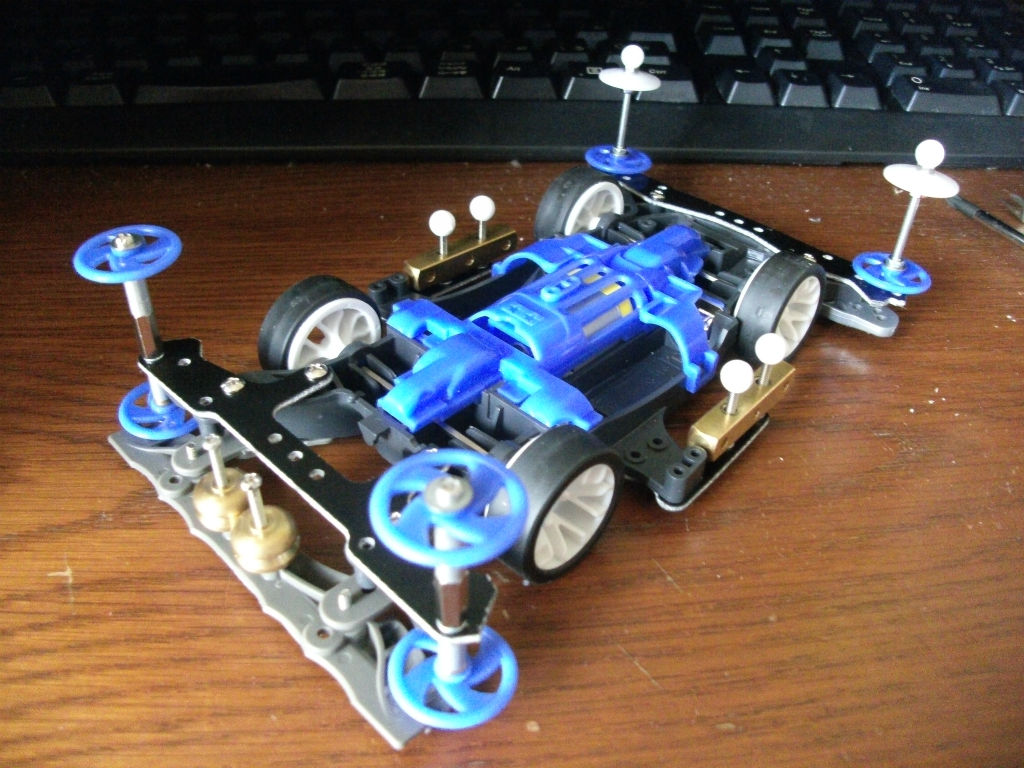 ミニ四駆 19mmローラーを中心に変更 美紗の記憶force