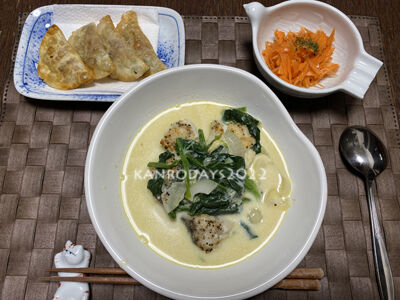 20220211_鱈の豆乳クリーム煮