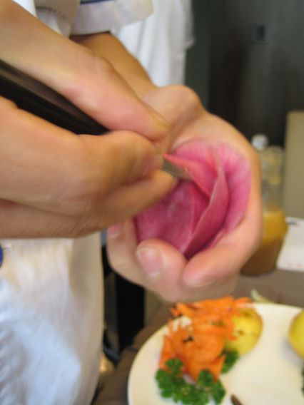 野菜の彫刻♪ : 蘇州はハオチー