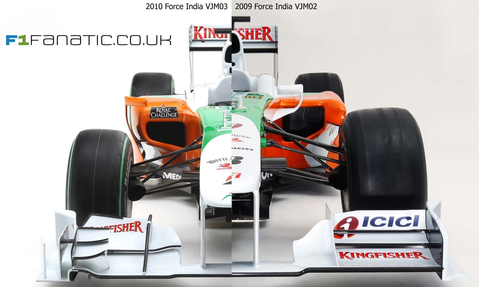 フォース・インディア VJM03とVJM02の比較 : F1通信 フォース・インディア VJM03とVJM02の比較 : F1通信
