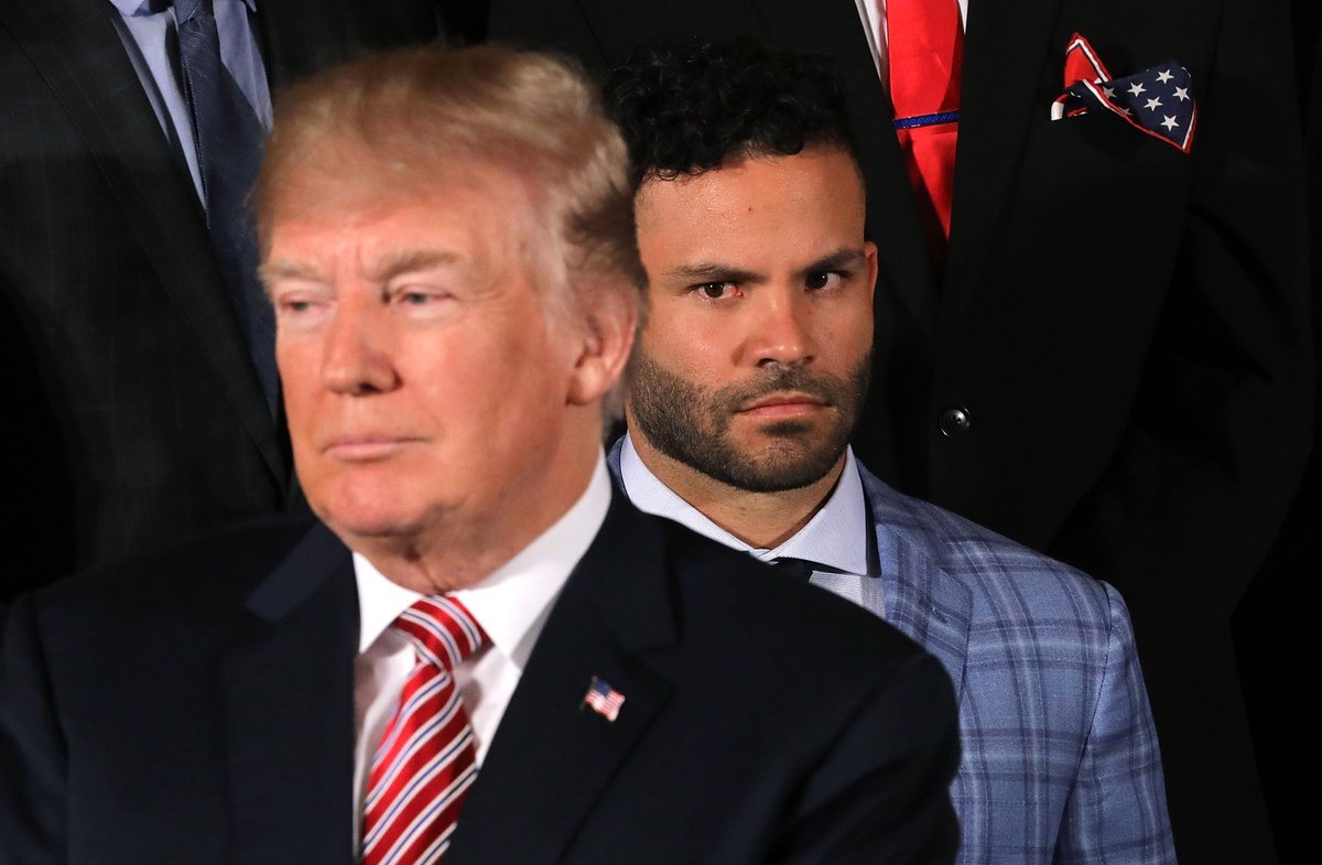 トランプ大統領を睨むアルトゥーベ アストロズがホワイトハウスを訪問 Mlb Note