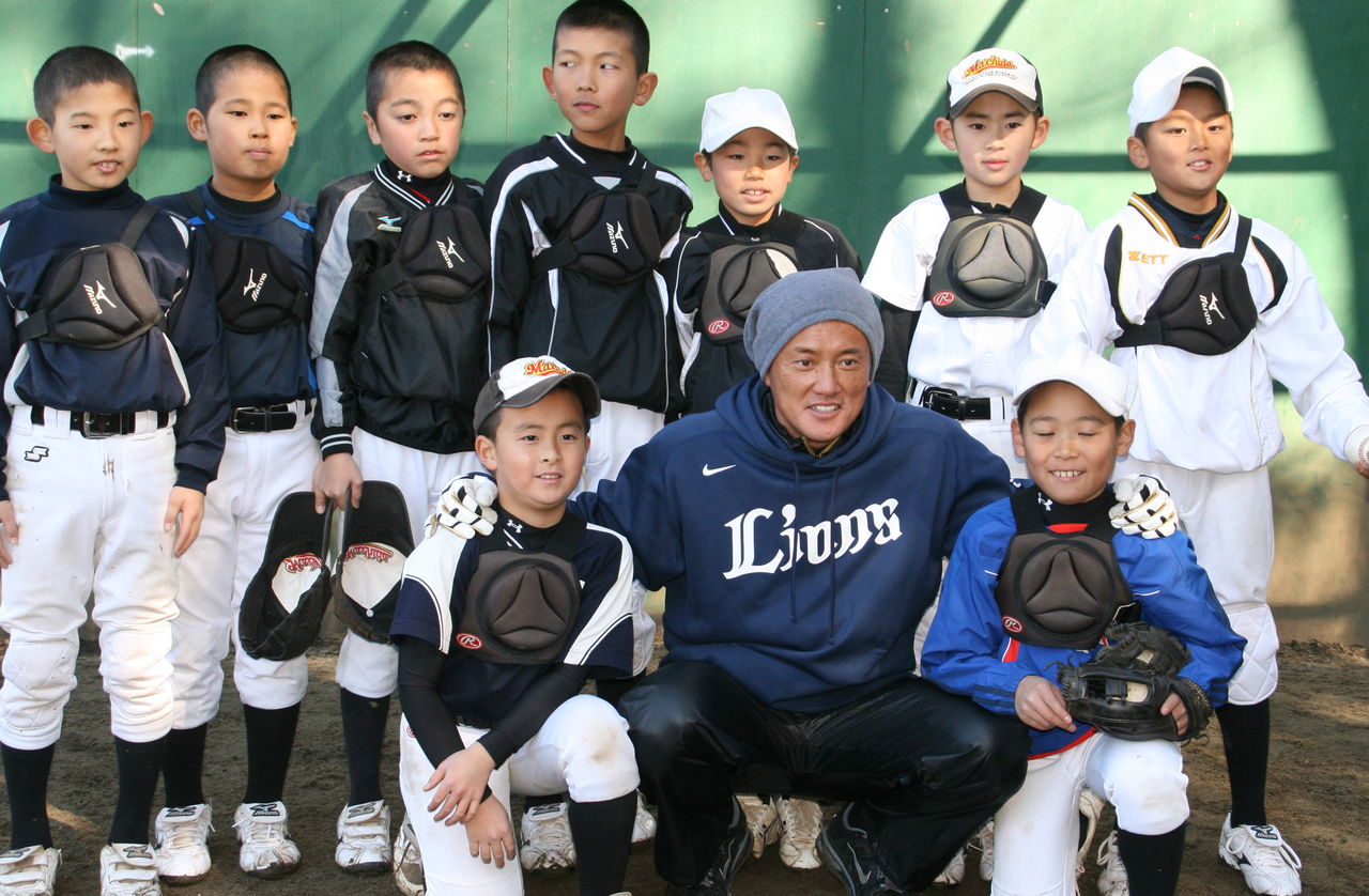 西武ライオンズ 石井貴コーチによる野球教室 町田リトルシニア野球協会 Topics