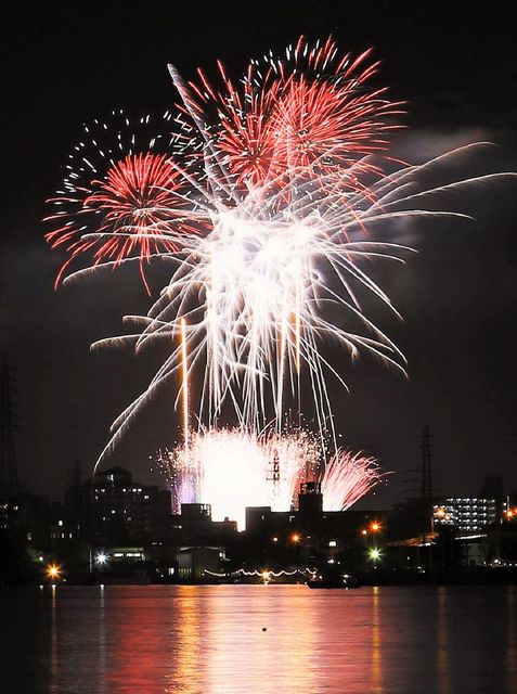 土浦 秋の夜空の花火 南校３８期生交流ブログ
