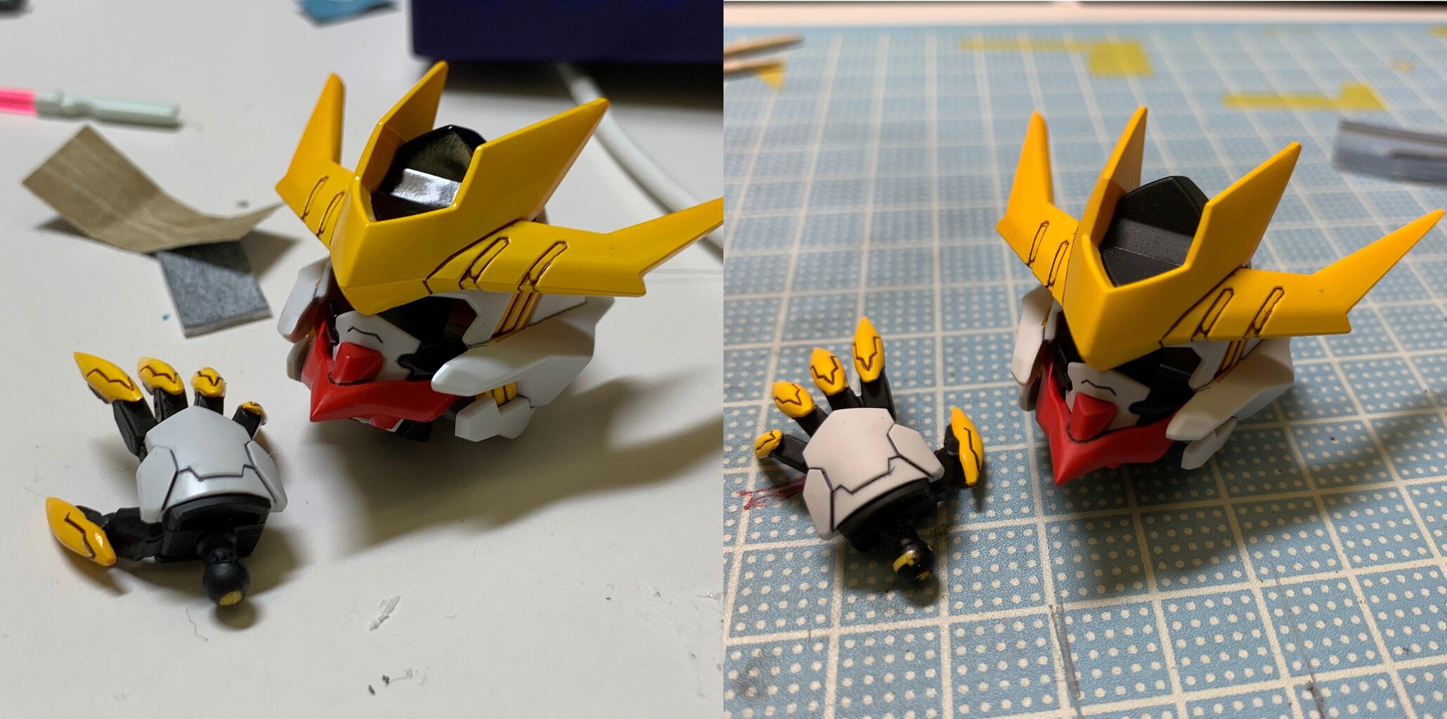 仕上げ トップコートとその後 Sdcs バルバトスルプスレクス その3 可能性のケダモノ