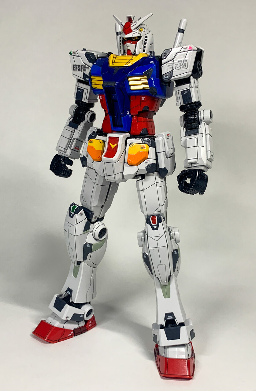 1/100 RX-78F00 ガンダム 塗装完成品 1/100 RX-78F00ガンダム（横浜ガンダム） 完成 : 可能性のケダモノ