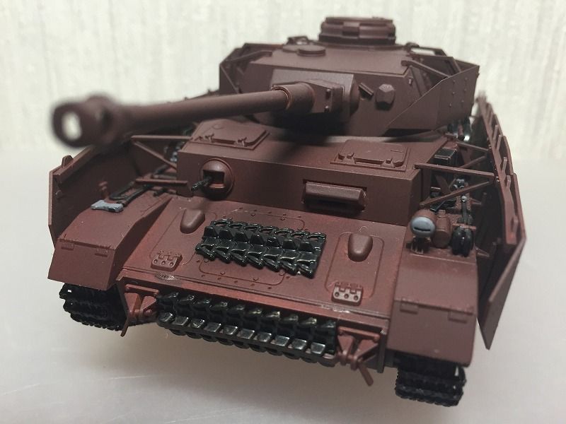 ドイツⅣ号戦車H型（後期型）をあんこうチームっぽく作る 完成 : 可能
