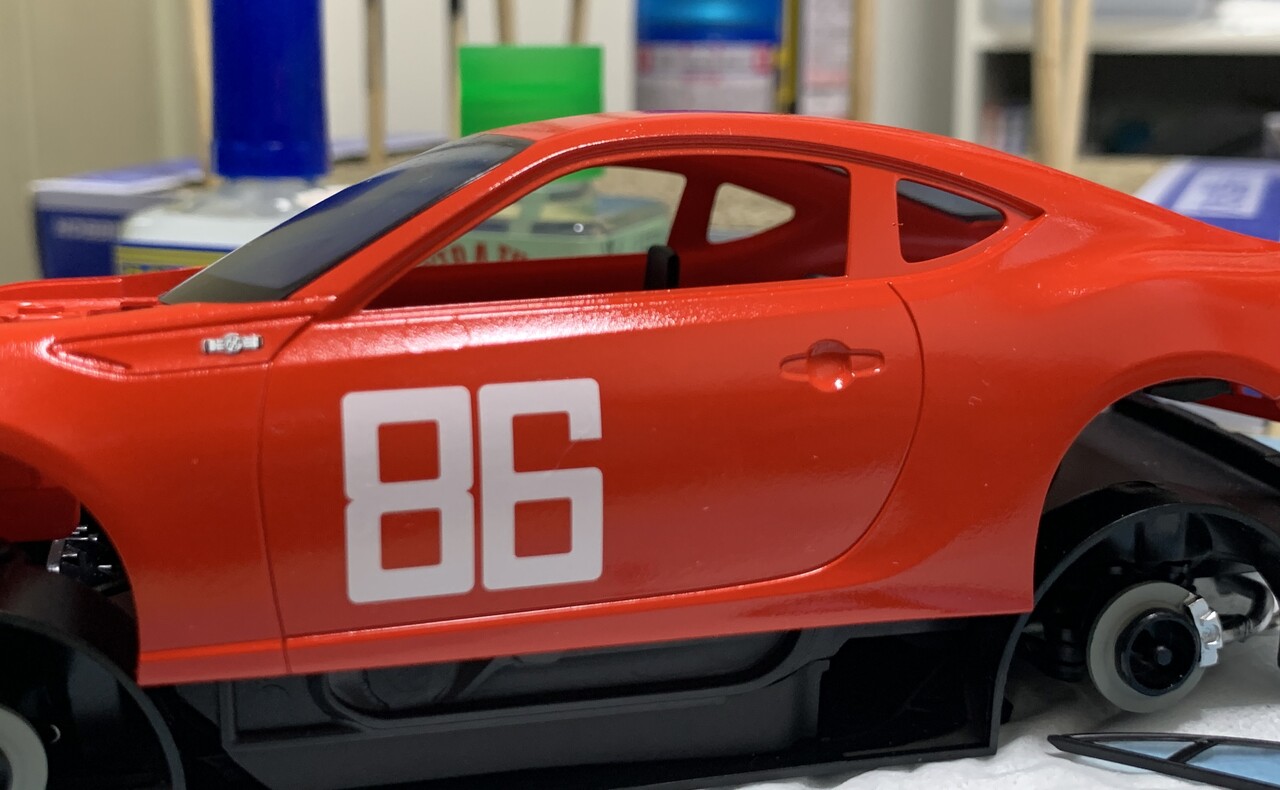 アオシマ 1/24 片桐夏向 ZN6 TOYOTA86 小田原パイクスピーク仕様 その4