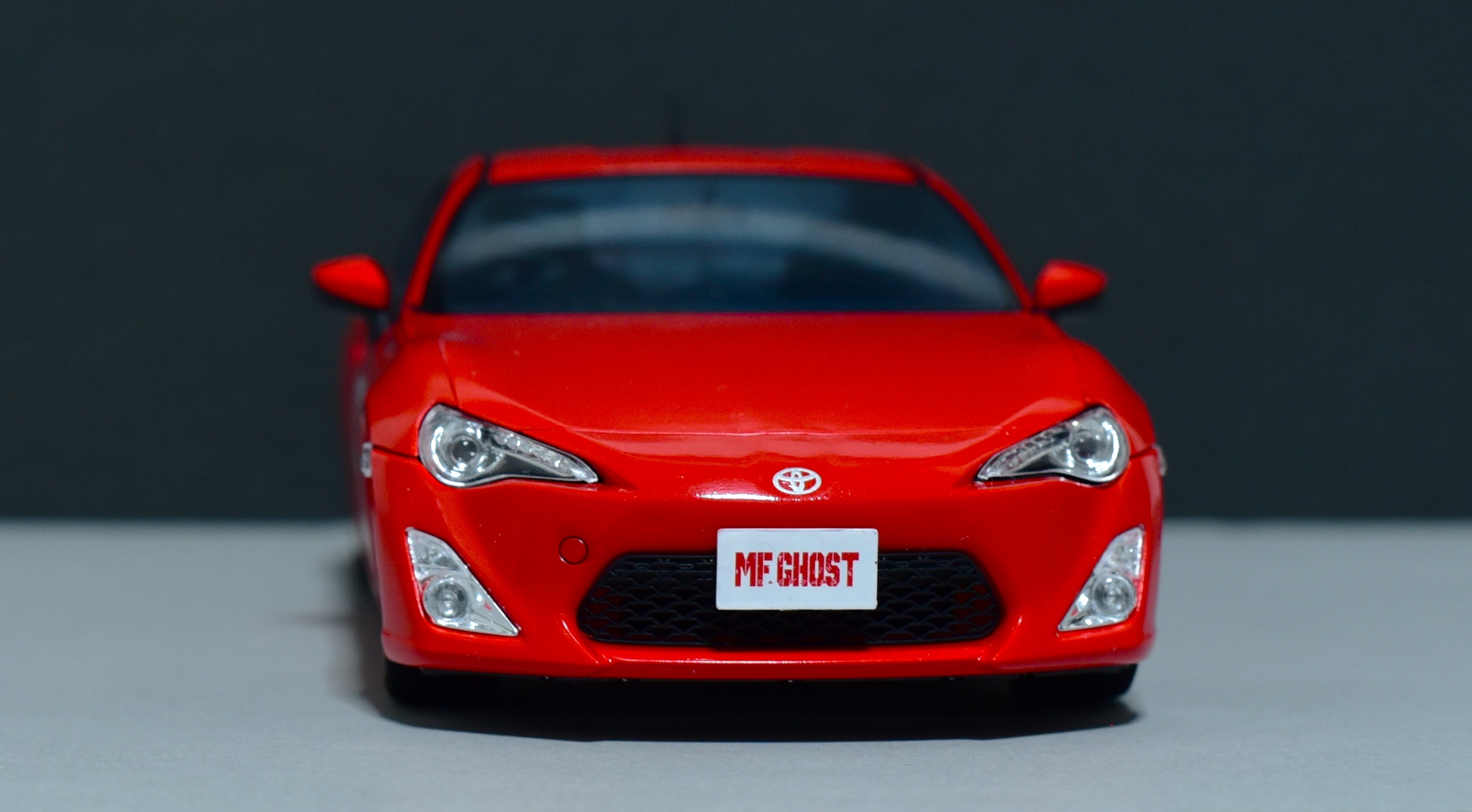 アオシマ 1/24 片桐夏向 ZN6 TOYOTA86 小田原パイクスピーク仕様 完成