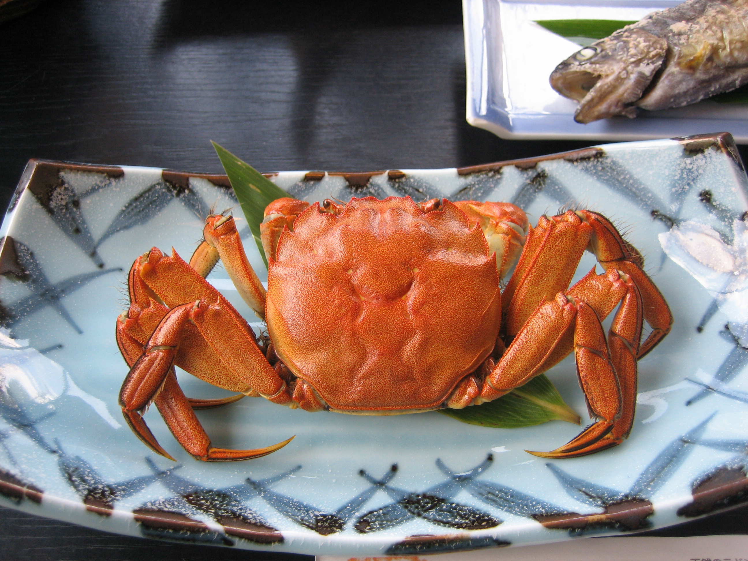 雙津峡温泉で川ガニを食べる 山口県の生活日記