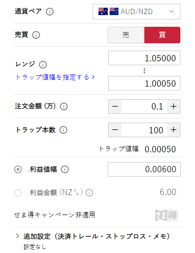 豪ドルNZドル買い_1.00-1.05