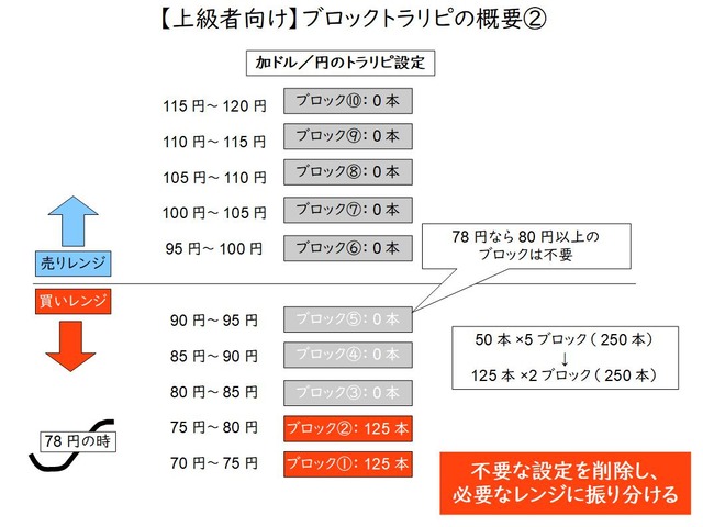 資金効率向上のブロックトラリピの概要②