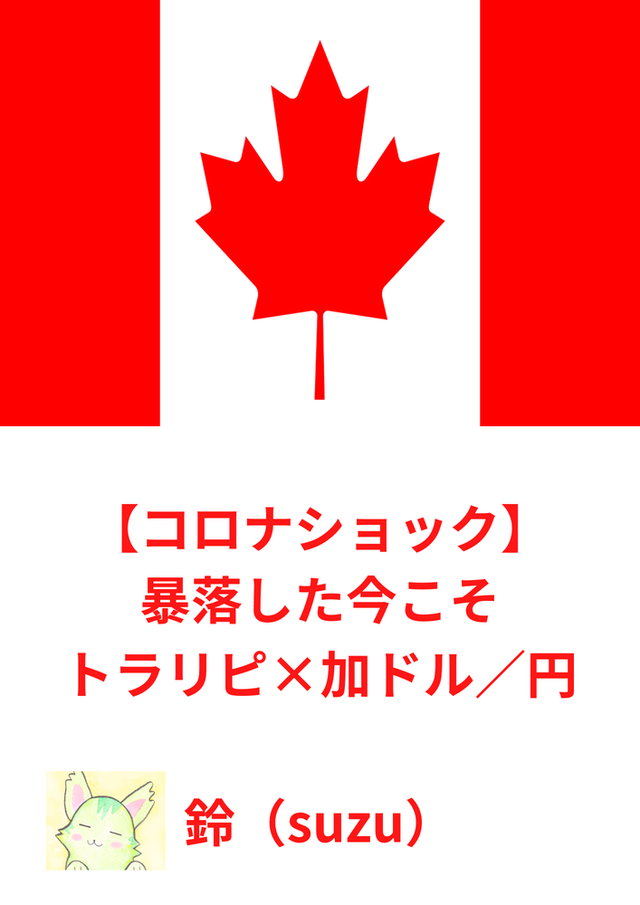 【コロナショック】暴落した今こそトラリピ×加ドル/円
