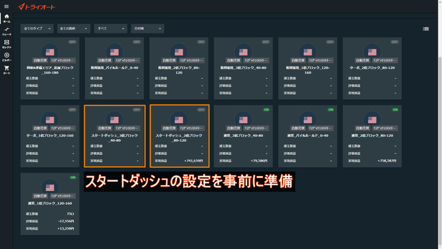 トライオートETFの口座状況_スタートダッシュ