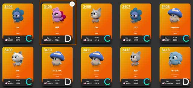 【始め方】マイメイトとは?-自分のランキング