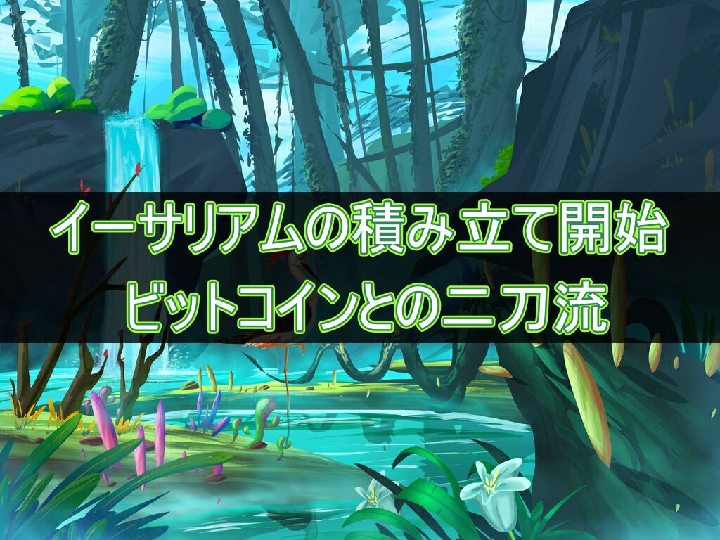 報告】イーサリアムの積立開始！ビットコインとの二刀流 : 不労所得でセミリタイアを目指す30代のブログ