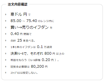 豪ドル円買い75円~85円