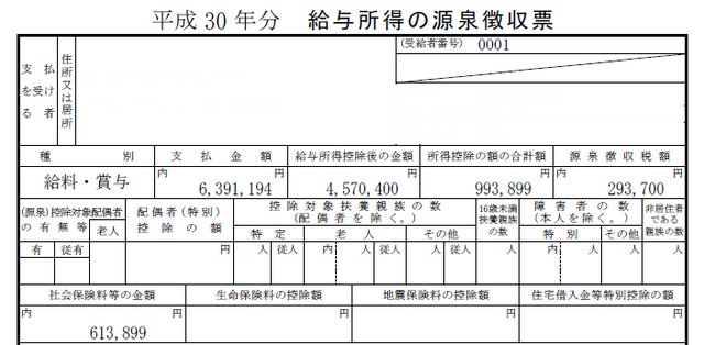 源泉徴収票
