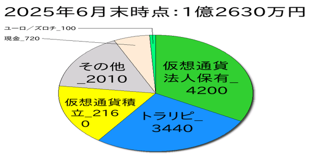 2025年6月末のポートフォリオ