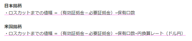 トライオートETFロスカットレート
