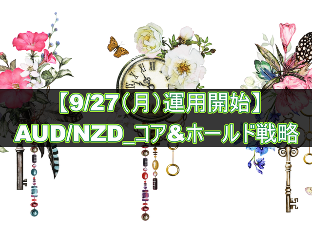 【927】AUDNZD_コア&ホールドの運用を開始!!