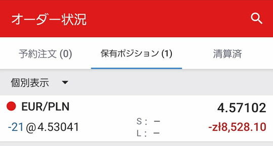 IG証券ポジション