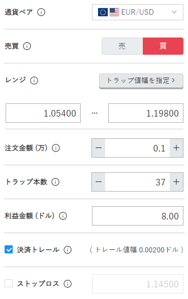 【実績】自動売買比較-トラリピ買い