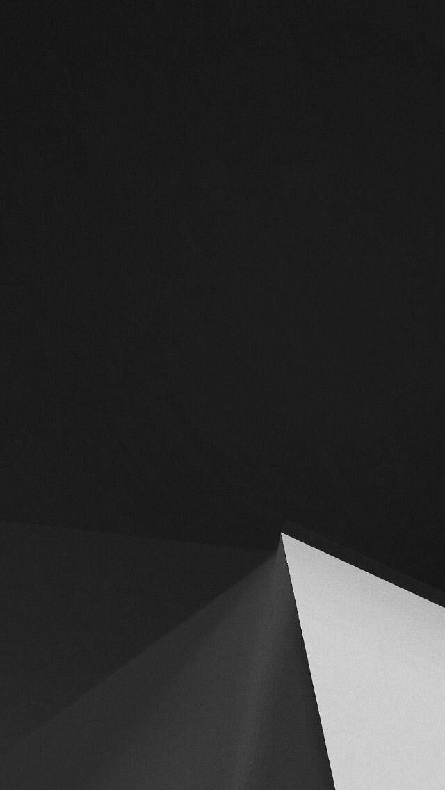 ピnn区壁紙シンプルな黒と白三角 ロック画面の画像 高精細電話壁紙 壁紙