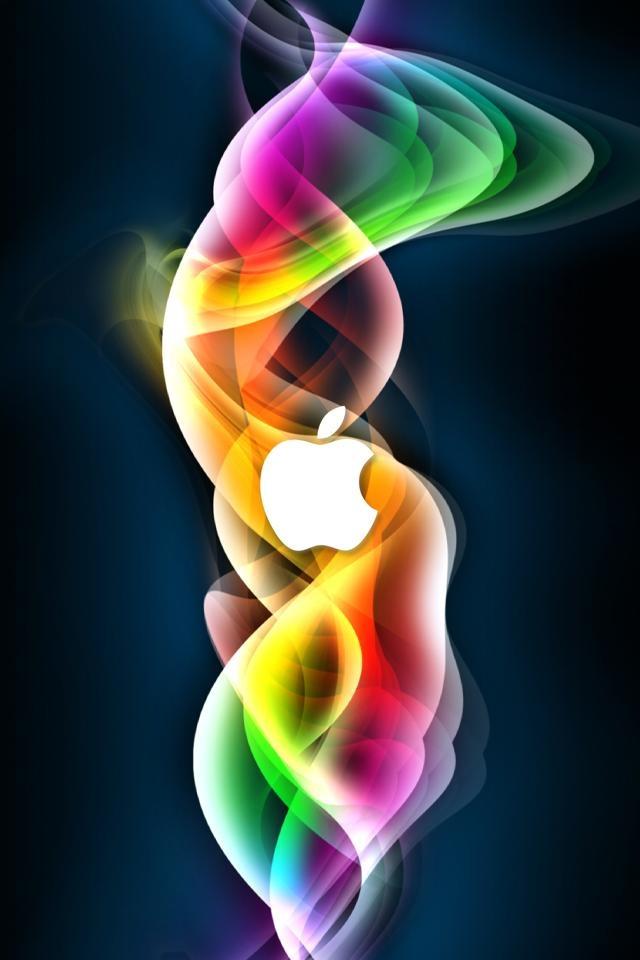 海外の霧 ロック画面の画像 Hdの携帯電話の壁紙 ロゴ壁紙アップルのロゴ虹の煙の背景 壁紙