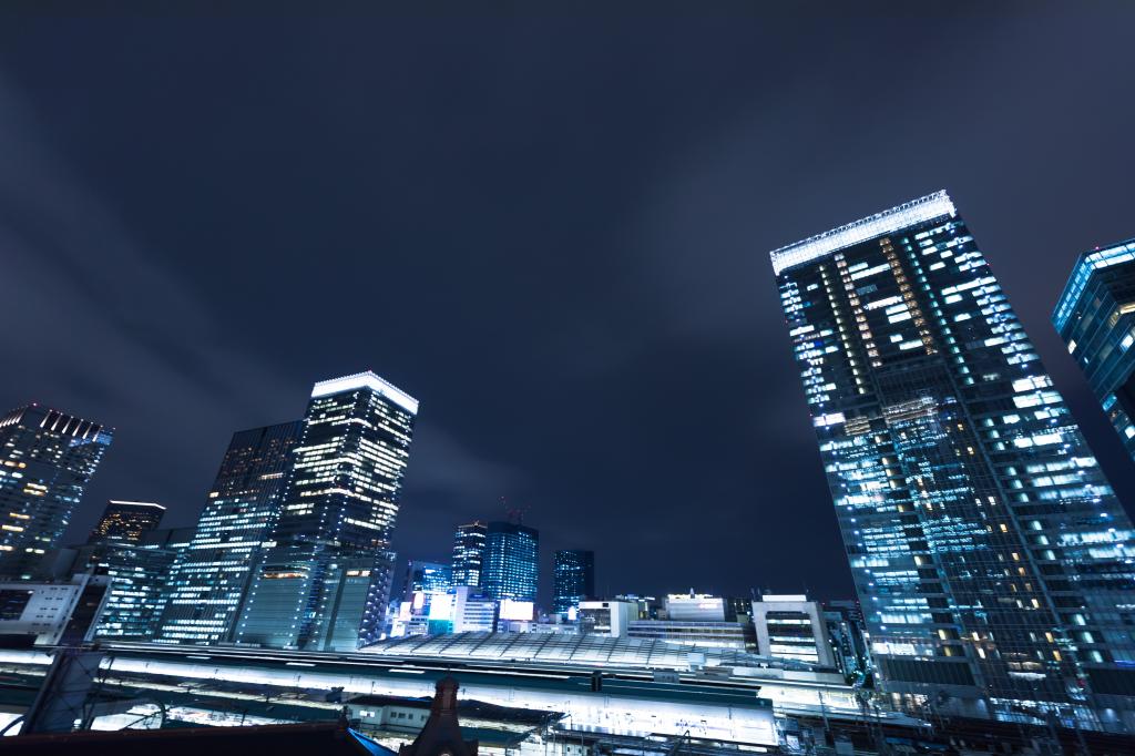 東京駅の家や建物 夜 高精細の画像 Iphoneを入力アニメーション壁紙素材 壁紙