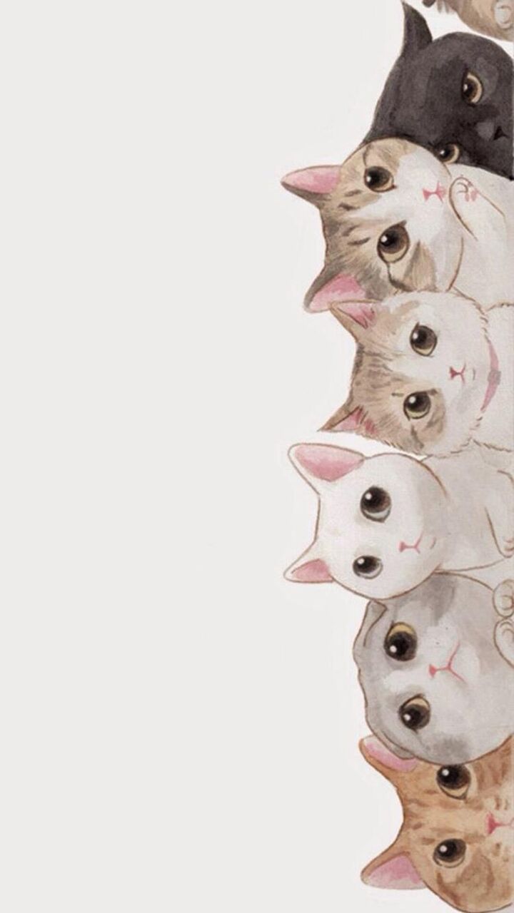 Suミリアンペアホチーイラスト ロック画面の画像 Hdモバイル壁紙 動物壁紙ro Lec画面にかわいい猫の垂直 壁紙