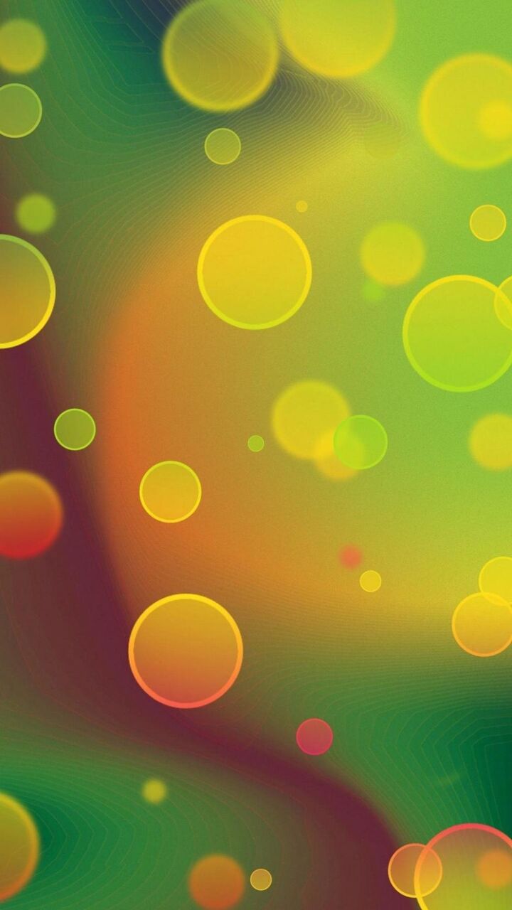 緑と黄色の泡 Iphoneのロック画面の壁紙画像 Hdの携帯電話の壁紙 代替 壁紙
