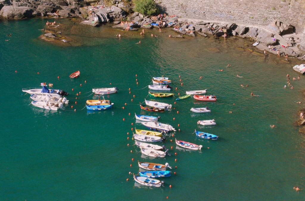 小船,波尔图,海,水,vernazza,利古里亚,意大利
