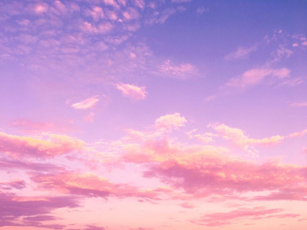 材料を入力 ピンクと紫の空を1366x768壁紙 空 高精細画像をドリーム 壁紙