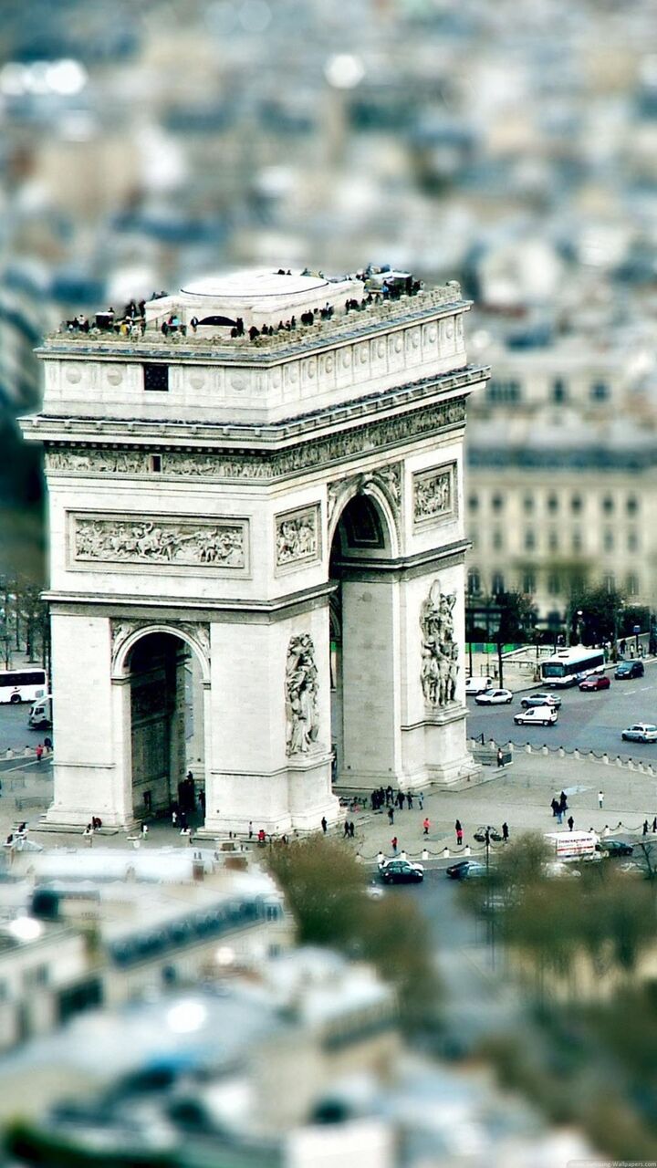パリ凱旋門とパティオ区roのsu部屋 ロック画面の画像 Hdの携帯電話の壁紙 風景 壁紙