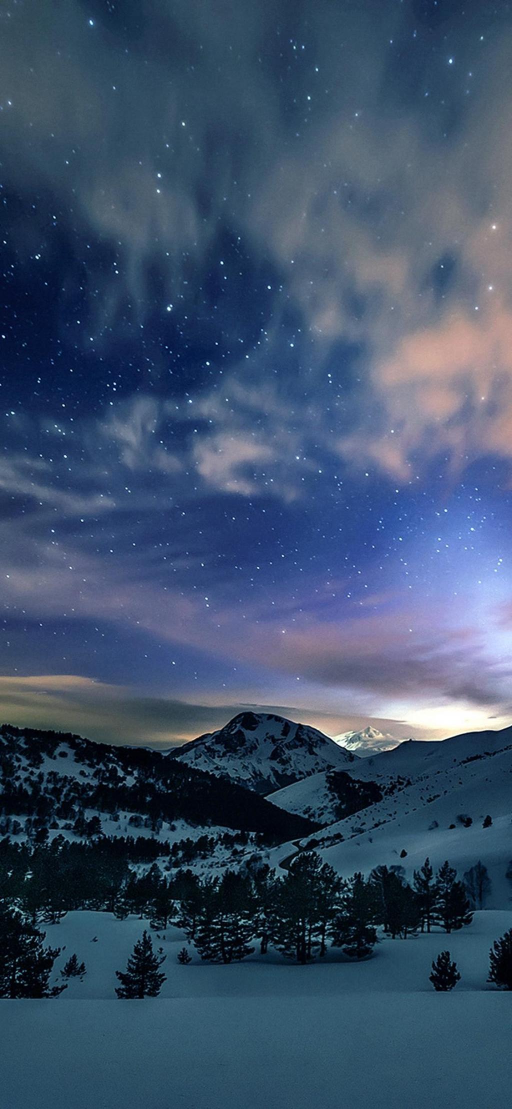 オーロラスカイ雪の冬の風景 ロック画面の画像は 防音壁紙高ニッケルスイートには明確な携帯電話の壁紙 風景をriを 壁紙