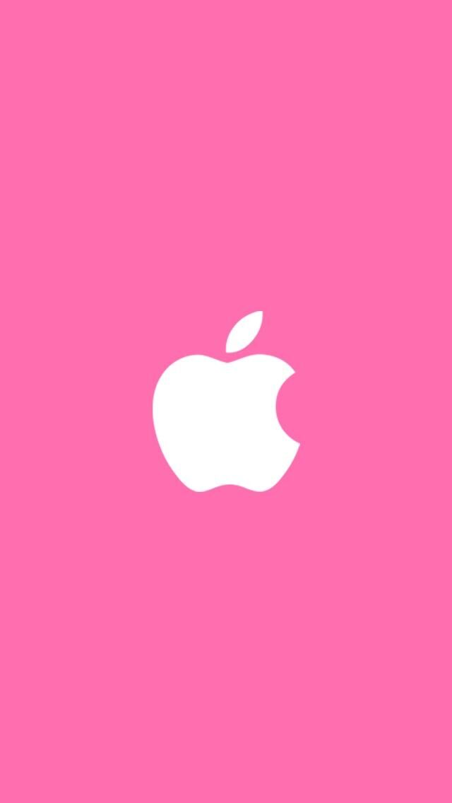 Appleロゴ ピンク 背景 ロック画面の画像 Hdの壁紙携帯電話の壁紙lite府niアメ旗 壁紙