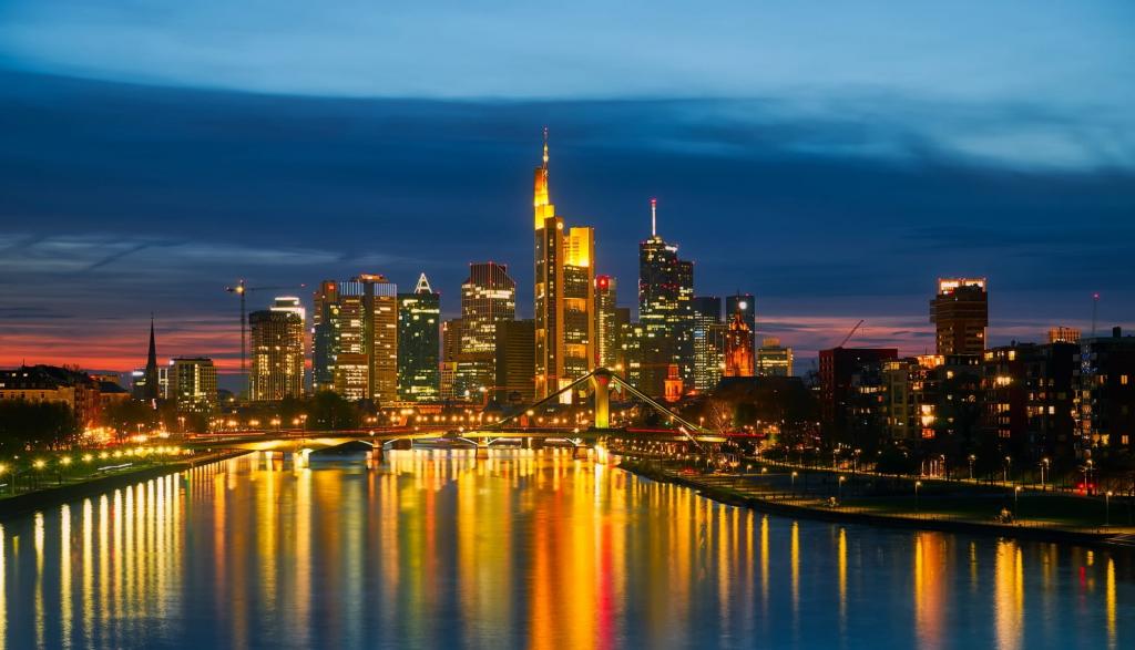 フランクフルト ドイツ 夕焼け 黄色の危険niビデオゲームィー壁紙iphoneのかすかな 都市 都市 建物 高精細画像 入力材料 壁紙