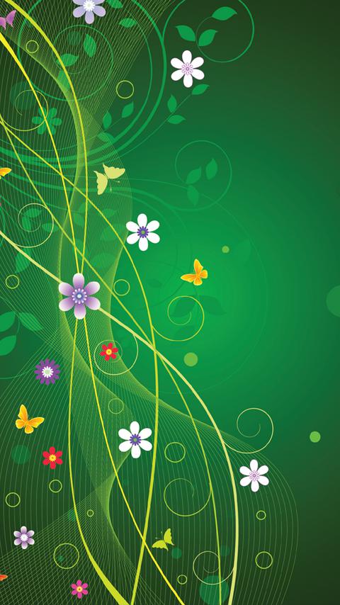 緑の自然色とりどりの花 ロック画面の画像 Hd電話の壁紙冬の風景の壁紙 代替 壁紙