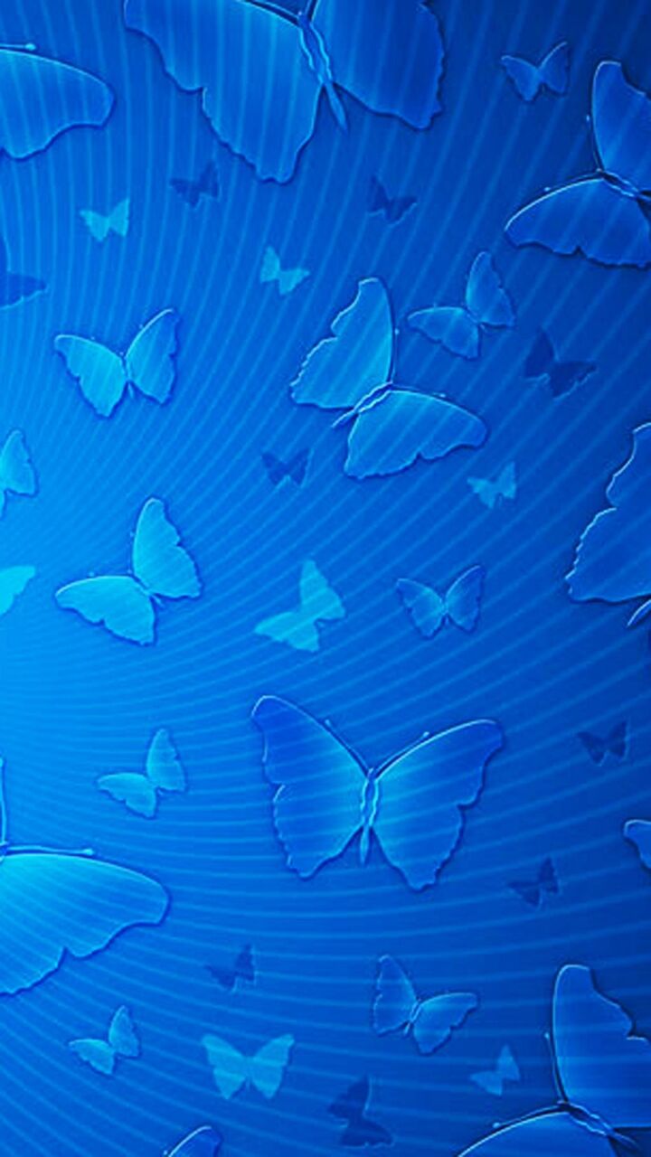 青い蝶のパターンロック画面イメージ 高精細手p Liteの壁紙壁紙機 代替 壁紙