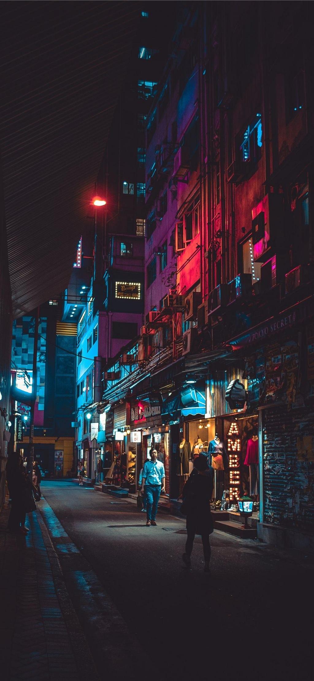 香港の賑やかな街の夜壁紙アースイート ロック画面の画像 Hdの携帯電話の壁紙 風景 壁紙