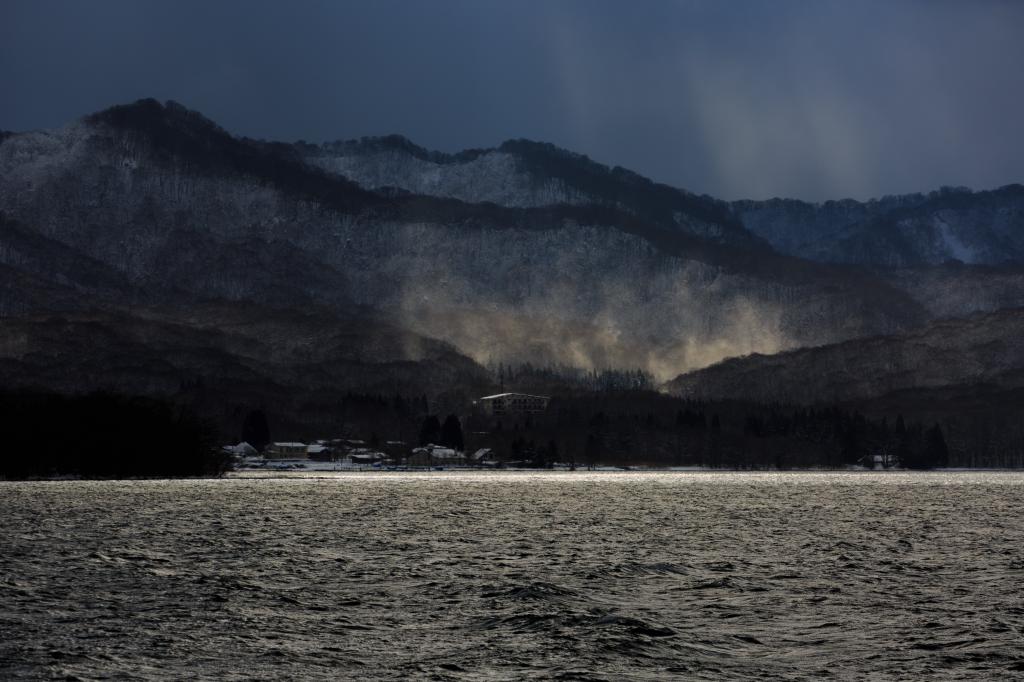 4k壁紙pc十和田湖冬には 高精細の画像 材料入力します 壁紙