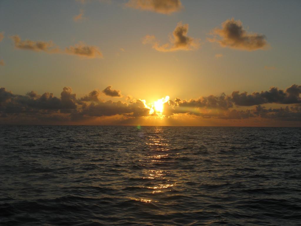 海 日の出 日没 空ヶ月の壁紙 太陽 黄色 青 高精細の画像は 材料を入力します 壁紙