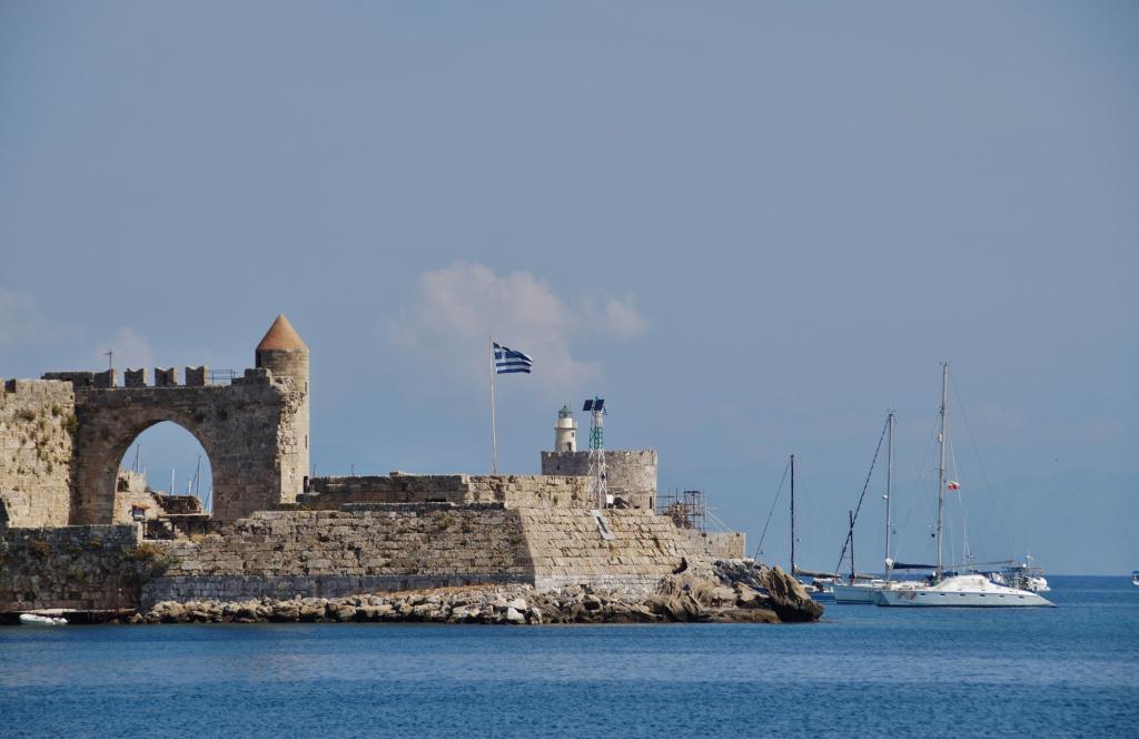 ギリシャ Rodos ポート アディダス 壁紙 壁 海 要塞 アーキテクチャ 高精細の画像 材料を入力します 壁紙