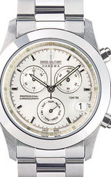 スイスミリタリー(SWISSMILITARY) エレガントビッグクロノ 腕時計 ML246
