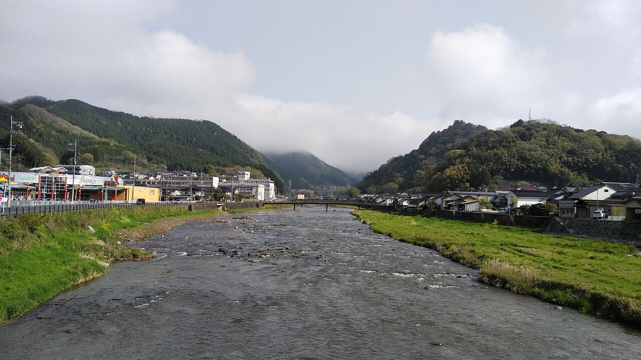 すごい雨がウソのよう
